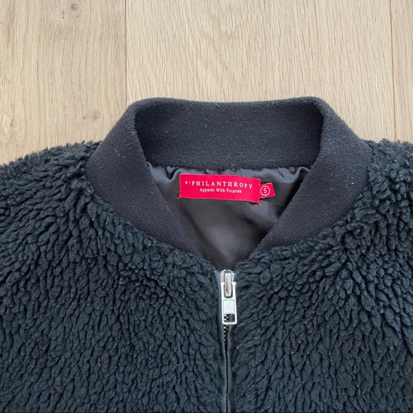 Sherpa Teddy Bomber Jacket - Picture 2 of 6